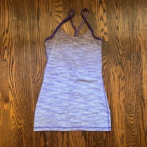 Purple lululemon tank top size 4